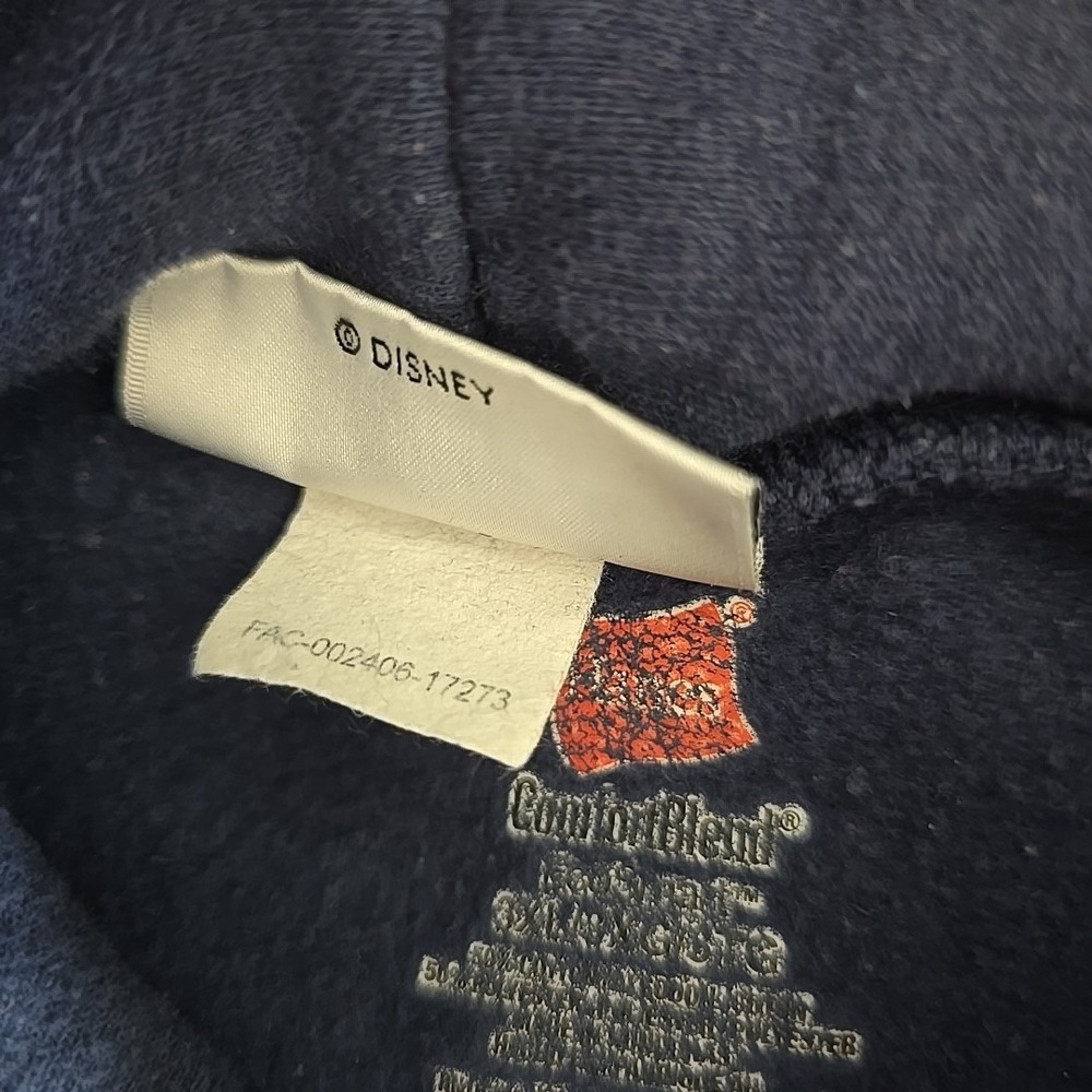 Disney Parks Hanes Mickey Mouse Disneyland Resort Hoodie Size 3XL Blue - Picture 9 of 10
